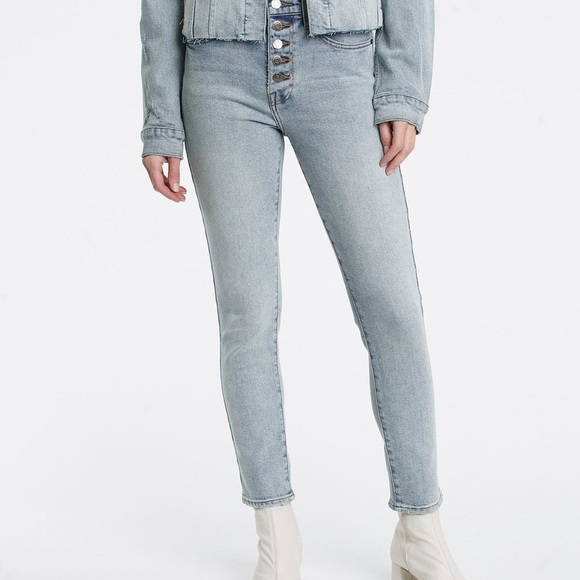 Pistola Cara button fly High Rise Vintage Skinny 29 - Picture 7 of 7